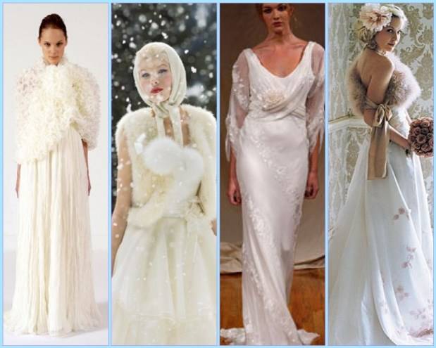 Что стоит знать перед покупкой свадебного платья на зиму?