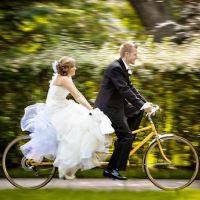 Свадьба на велосипедах. В чем преимущества