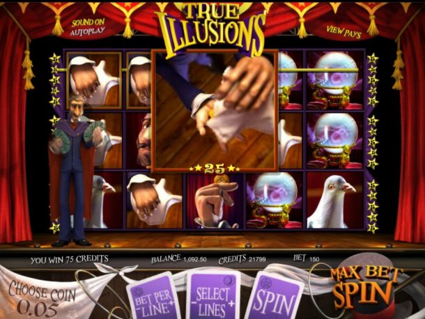 Побывай на шоу иллюзиониста на игровом слоте «True Illusions» от Graf Casino